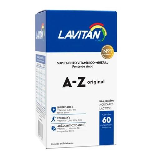 Lavitan A-Z Original com 60 Comprimidos