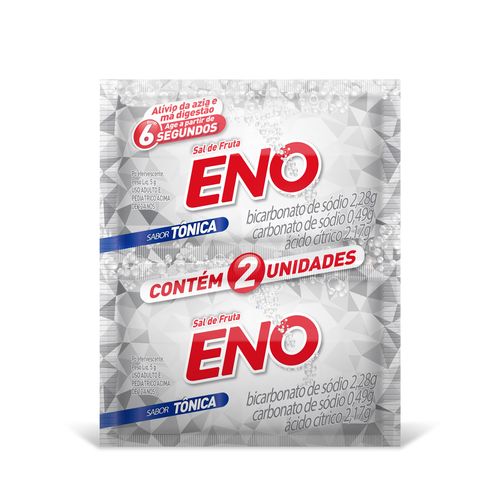 Sal de Fruta Eno Tônica com 2 Envelopes 5g
