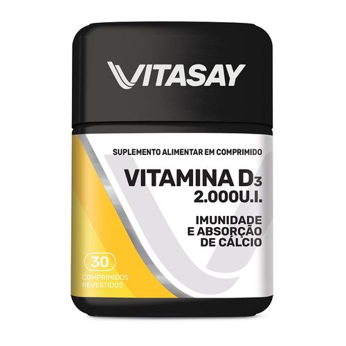 Vitasay Vitamina D 2000UI com 30 Comprimidos
