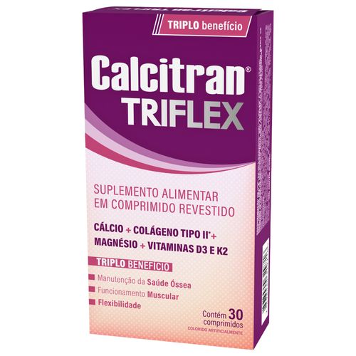 Calcitran Triflex com 30 Comprimidos