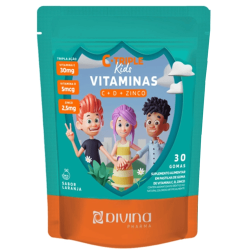 C- Triple Kids com 30 Gomas