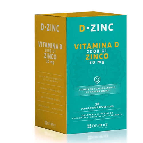 D- Zinc 2000UI com 30 Comprimidos