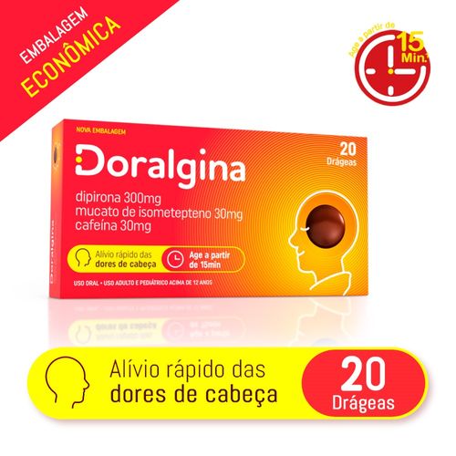 Doralgina com 20 Comprimidos
