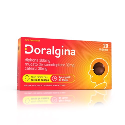 Doralgina com 20 Comprimidos