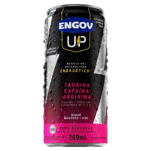 Engov Up Lata Morango e Kiwi 269ml