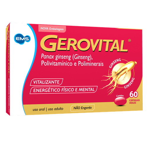 Gerovital com 60 Cápsulas Moles