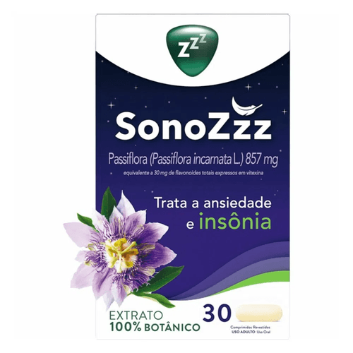 SonoZzz Vick Passiflora 857mg com 30 Comprimidos