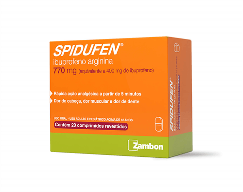 Spidufen 770mg com 20 Comprimidos