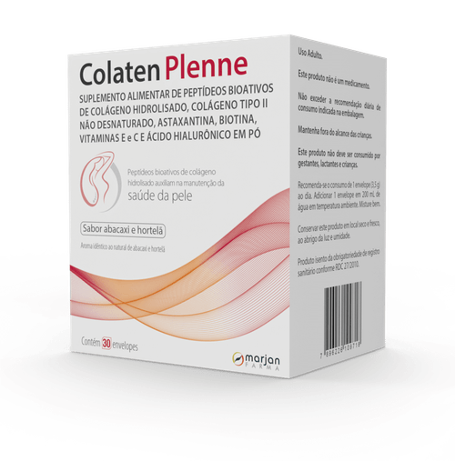 Suplemento Alimentar Colaten Plenne com 30 Envelopes