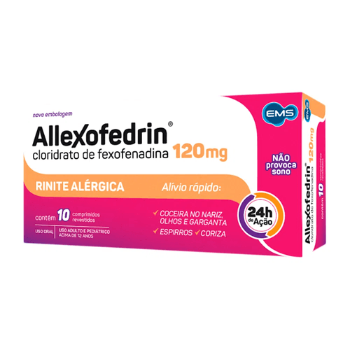 Allexofedrin 120mg com 10 Comprimidos