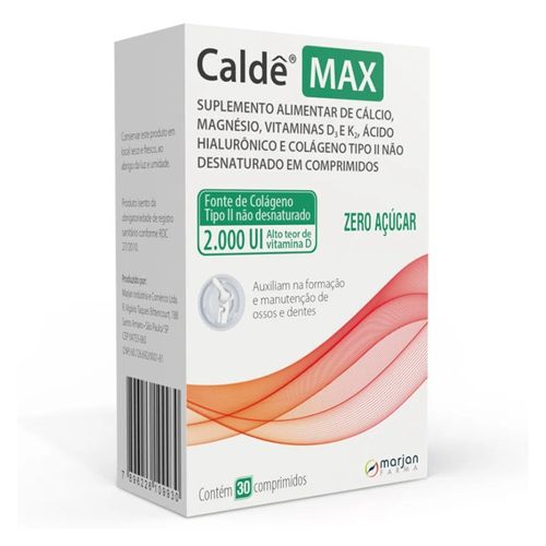 Calde Max 2000 com 30 comprimidos
