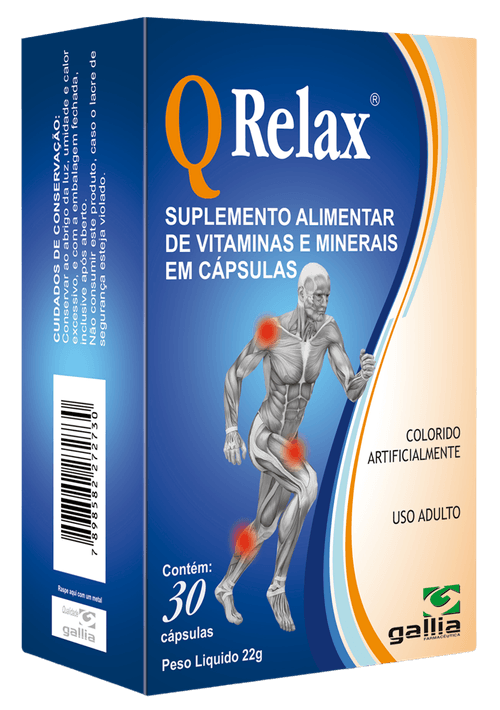Q-Relax com 30 Cápsulas Gelatinosas