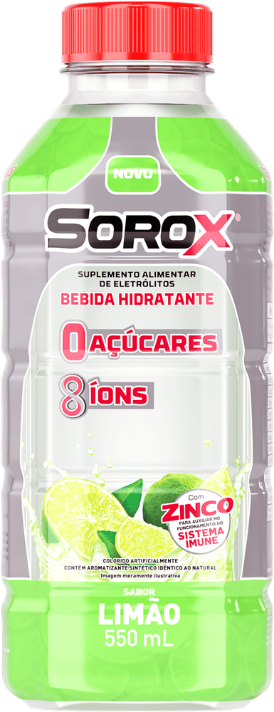 Bebida Hidratante Sorox Limão 550ml