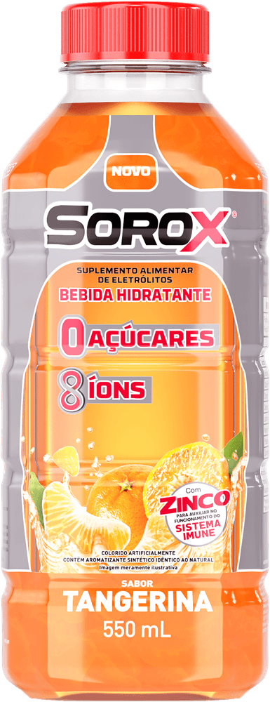 Bebida Hidratante Sorox Tangerina 550ml