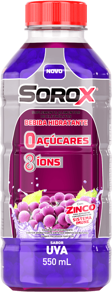 Bebida Hidratante Sorox Uva 550ml