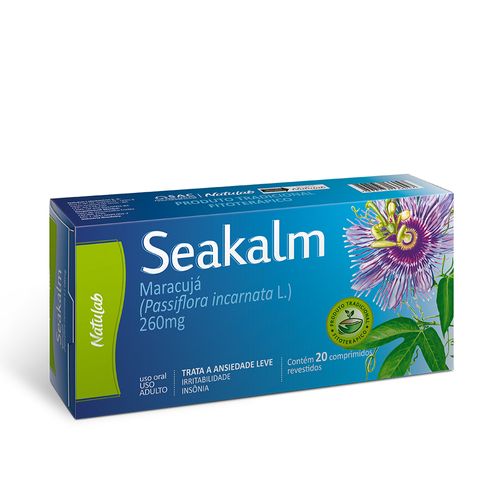 Seakalm 260mg com 20 comprimidos Natulab