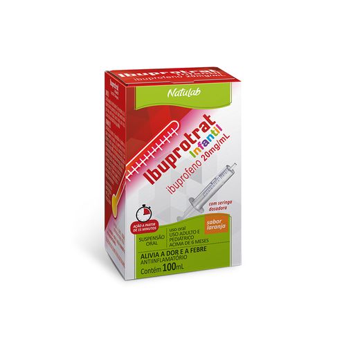 Ibuprotrat Infantil 100ml com Seringa Natulab