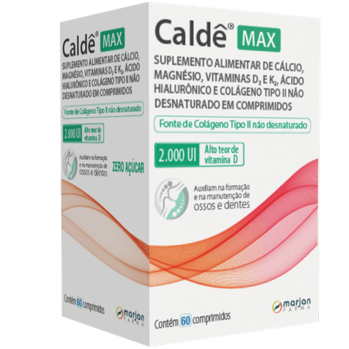 Calde Max 2000 UI com 60 comprimidos