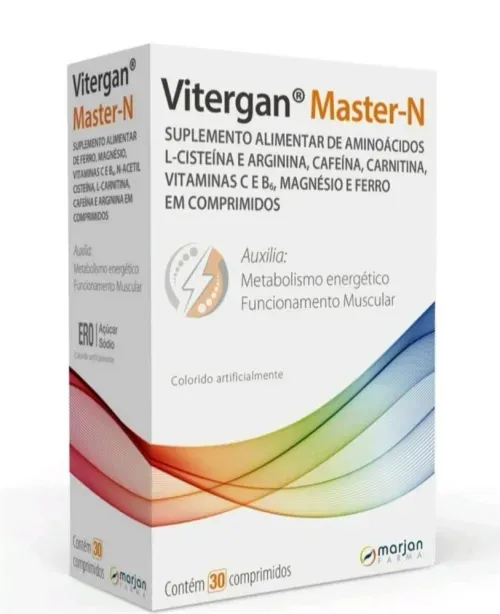 Vitergan Master N com 30 Comprimidos