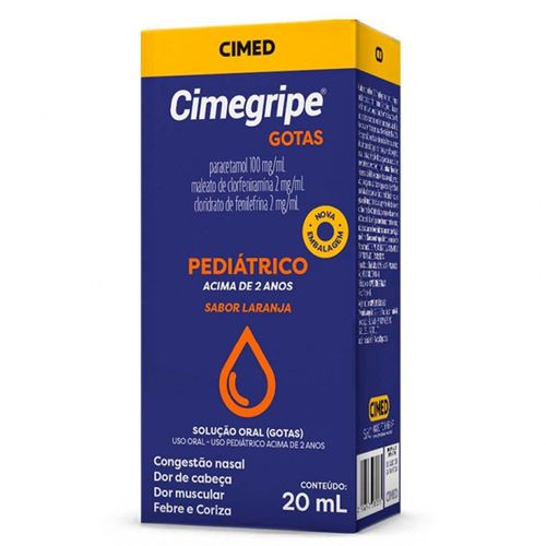 Cimegripe Pediátrico Gotas Com 20ml