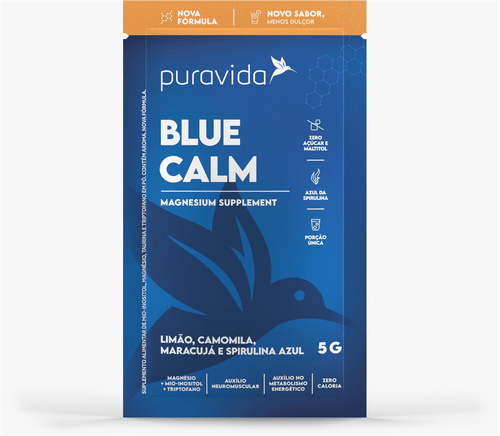 Blue Calm com 20 saches Puravida