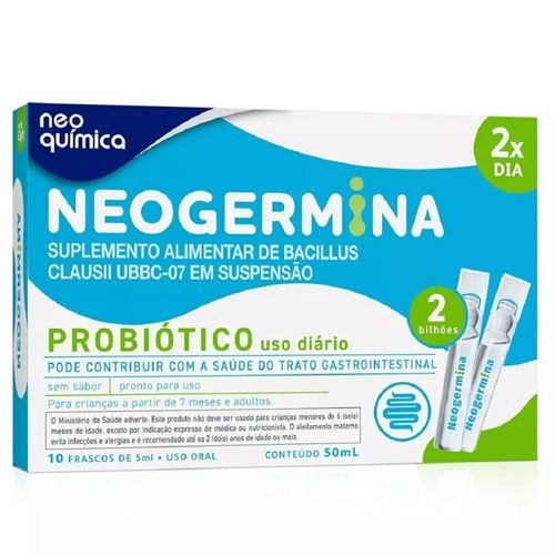 Neogermina com 10 flaconetes