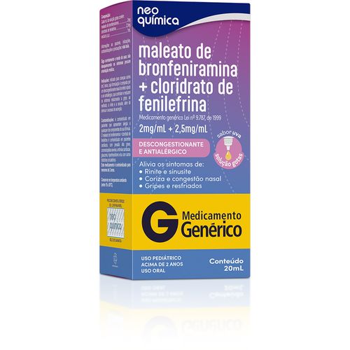 Bronfeniramina+fenilefrina gotas 20ml