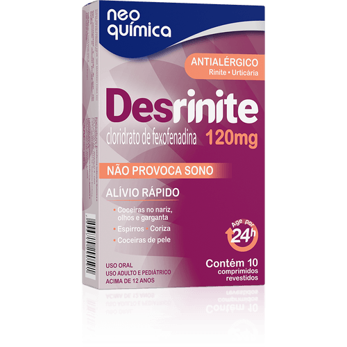 Desrinite 120mg com 10 Comprimidos