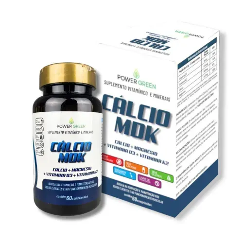 Calcio MDK com 60 Capsulas Power Green