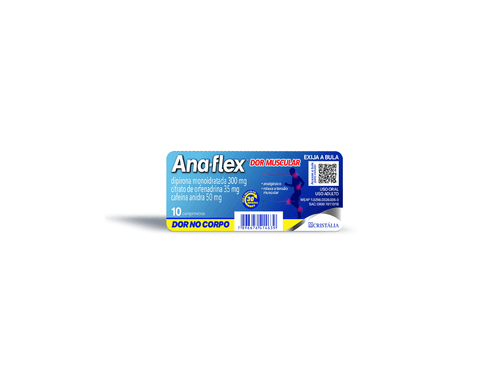 Ana-Flex com 10 Comprimidos