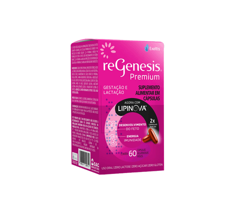 Regenesis Premium com Lipinova 60 Capsulas