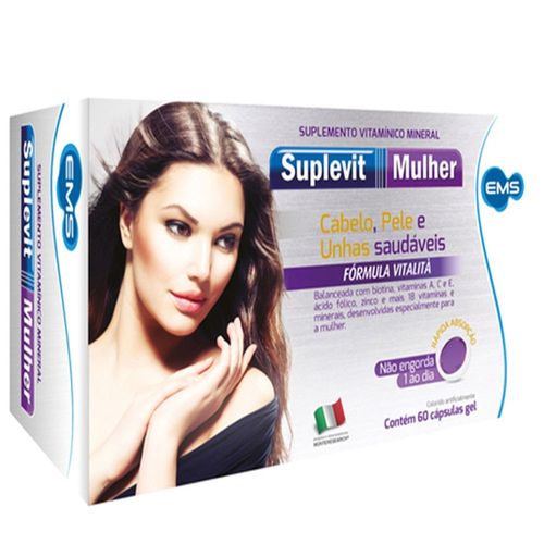 Suplmento Alimentar Suplevit Mulher com 60 Capsulas