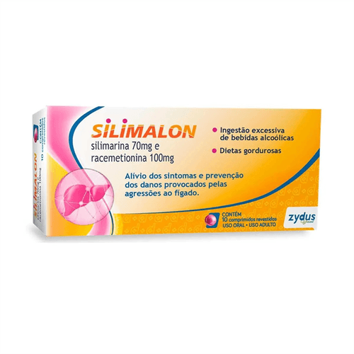 Silimalon 100/70mg com 10 comprimidos