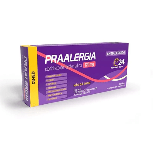 Praalergia 120mg com 6 Comprimidos