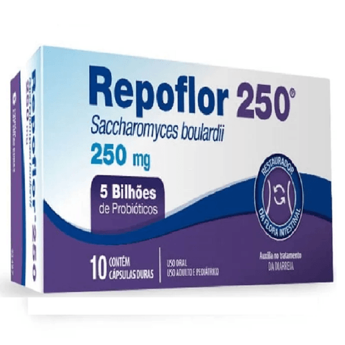 Repoflor 250mg com 10 Capsulas