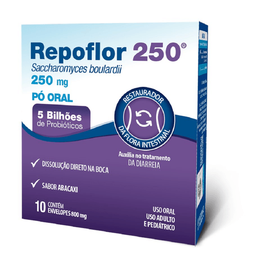 Repoflor 250mg com 10 Saches