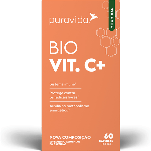 Bio Vit. C com 60 capsulas Puravida