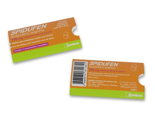 Spidufen 770mg com 3 Comprimidos