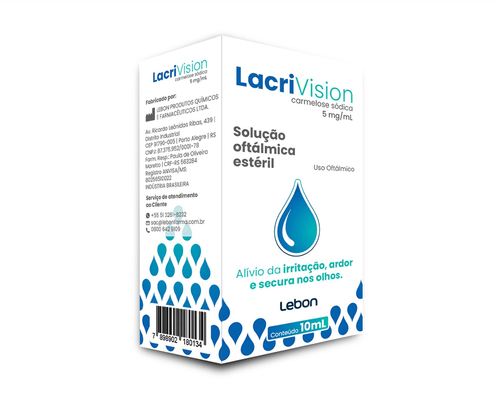 Solução Oftalmica Lacrivision com 10 ml