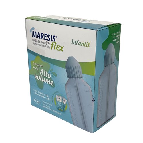 Maresis Flex Infantil Alto Volume com 15 Sachês de 1,08g + 1 Frasco aplicador de 120ml