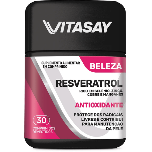 Vitasay Reservatrol com 30 Comprimidos