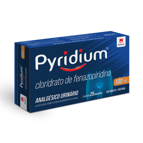 Pyridium 100mg com 25 Drágeas