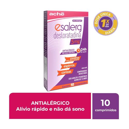 Esalerg 5mg com 10 comprimidos