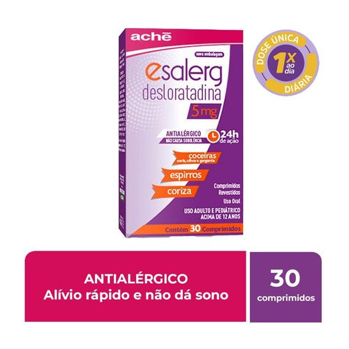 Esalerg 5mg com 30 Comprimidos