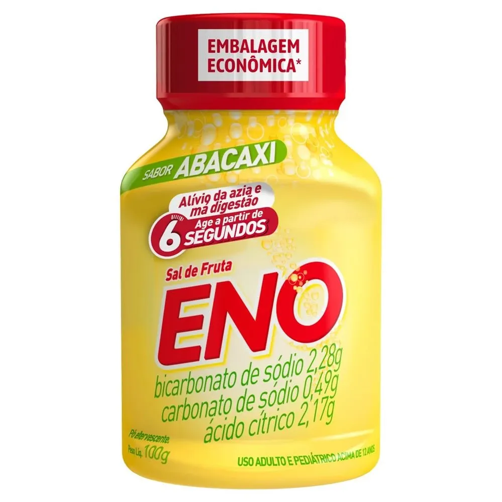 Sal de Fruta Eno Abacaxi Pote 100g