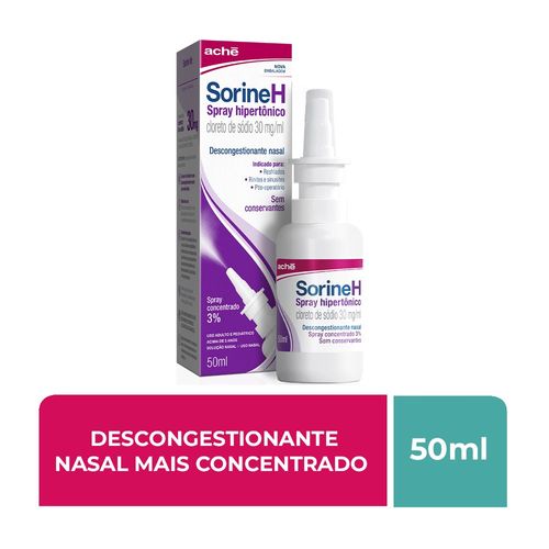 Sorine H Descongestionante Nasal Spray Concentrado 3% 50ml