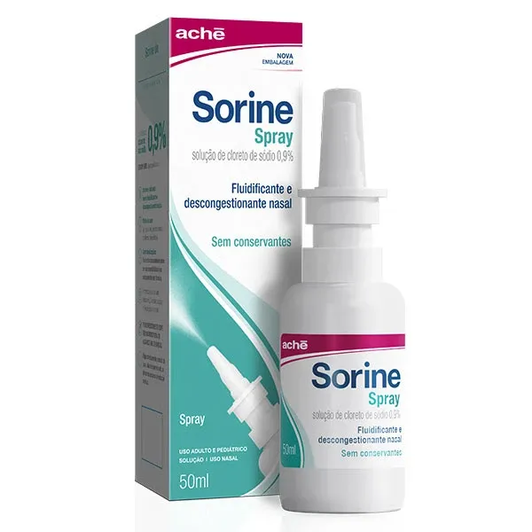 Sorine Jet 0,9% Solução Nasal Jato Contínuo 50ml