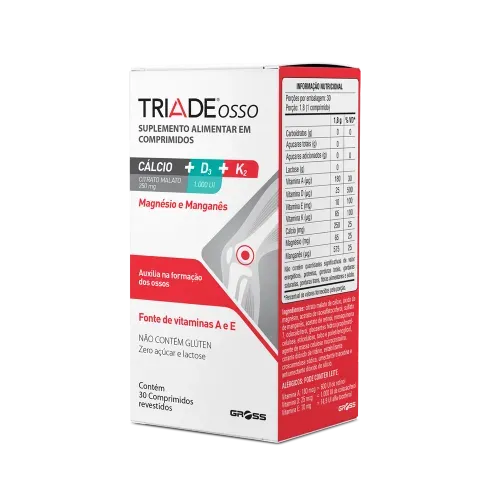 Triade Osso com 30 comprimidos