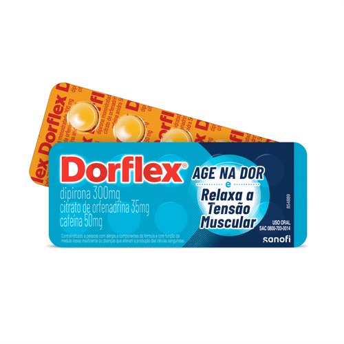 Analgésico e Relaxante Muscular Dorflex com 10 Comprimidos Sanofi