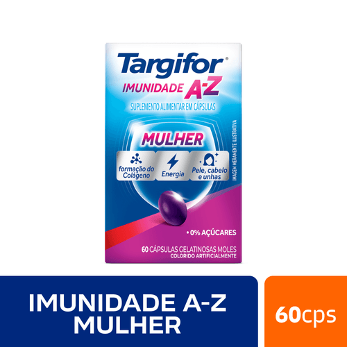 Suplemento Alimentar Targifor Imunidade A-Z Mulher com 60 Comprimidos Sanofi